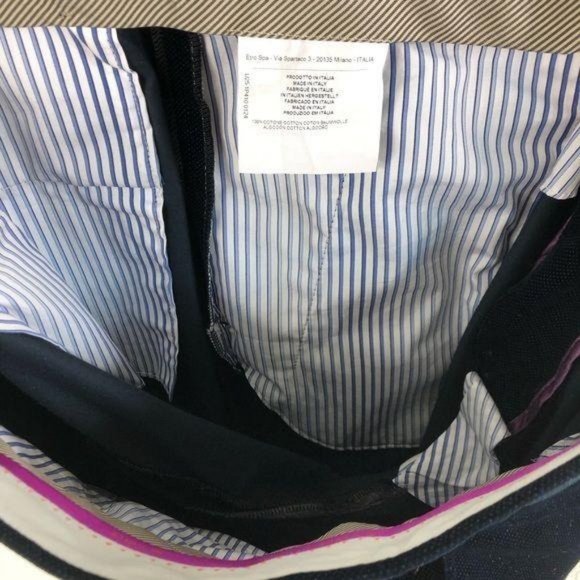 Etro Velvet Straight Leg Trousers Dotted Polka Dot - Picture 11 of 11